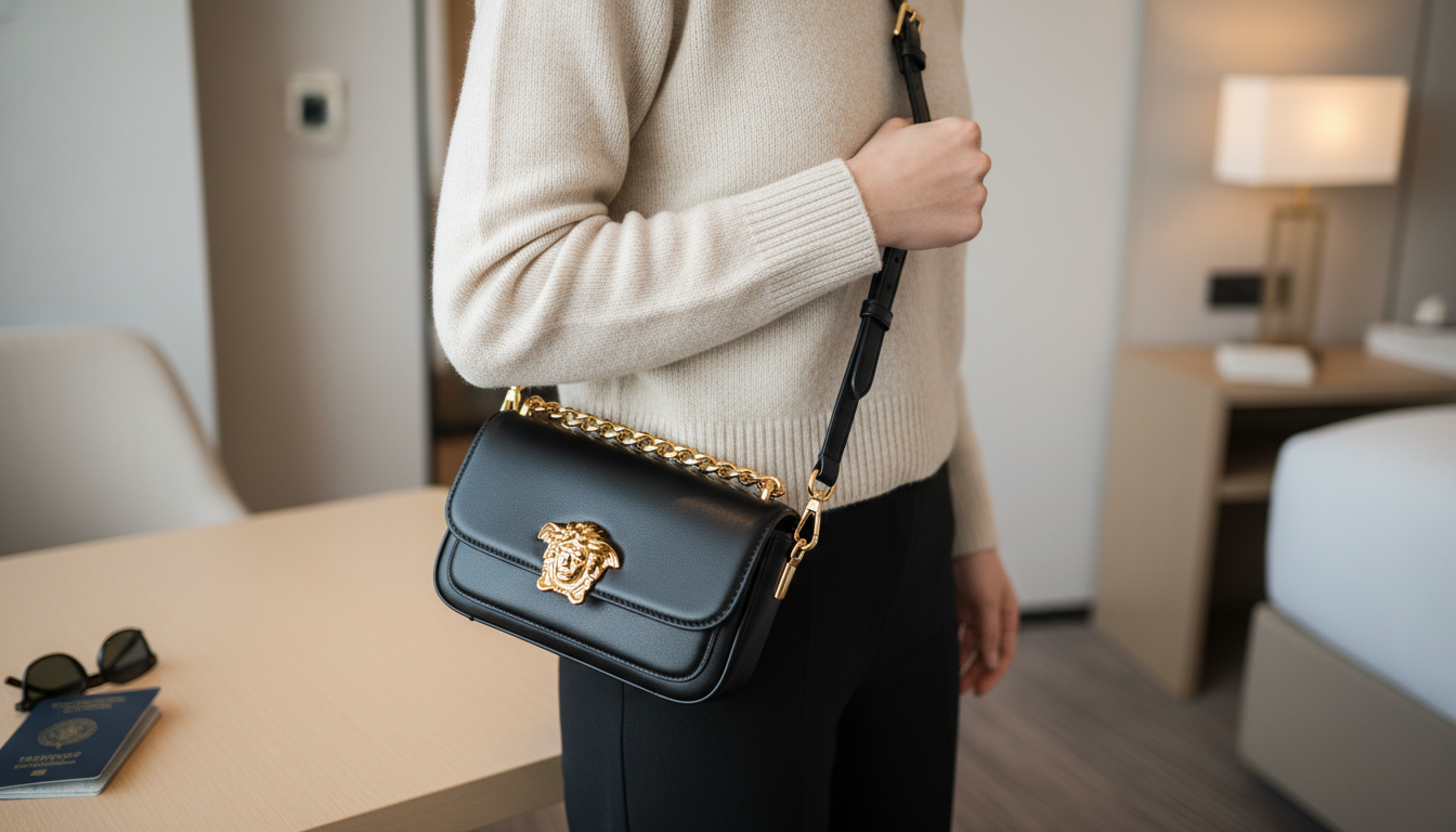 Versace Crossbody Strap: Shoulder vs Crossbody Fit