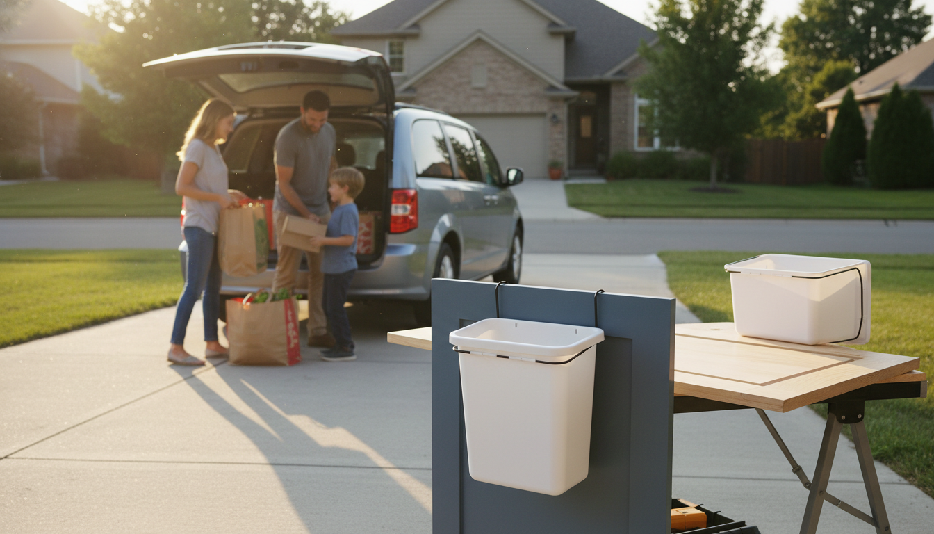 Best Cabinet Door Thickness for Over-the-Door Trash Bins
