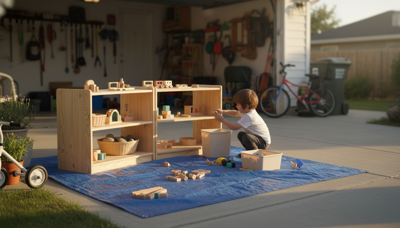 Montessori Toy Storage: Simple Shelves, Less Clutter
