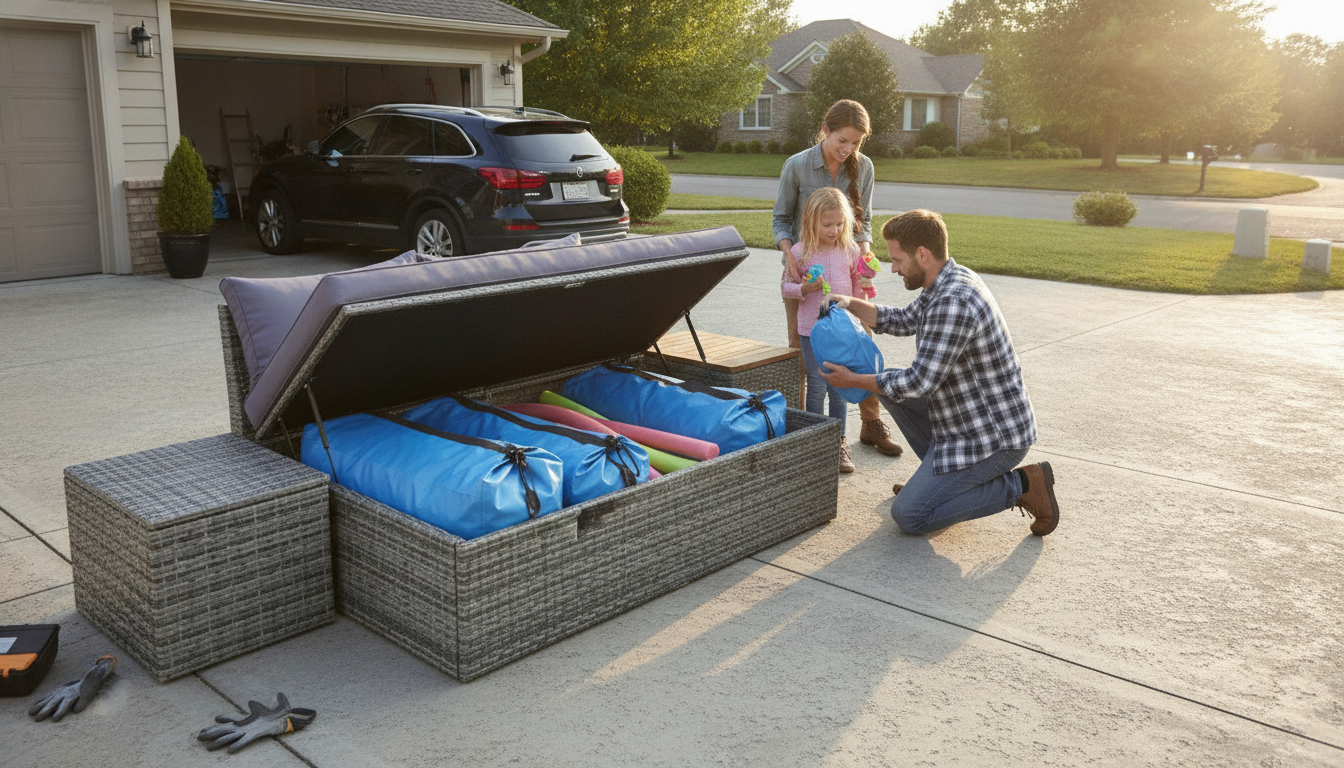 Seal Outdoor Sectional Storage: Stop Rain & Mildew